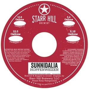 Starr Hill Sunnidalia September 2015