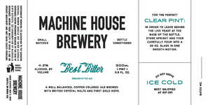 Machine House Brewery Best Bitter September 2015