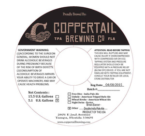 Coppertail Brewing Co. Brews Banner