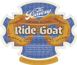 The Bruery Ride That Goat September 2015