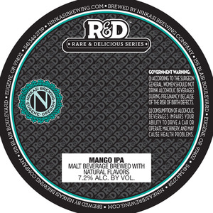 Ninkasi Brewing Company Mango IPA