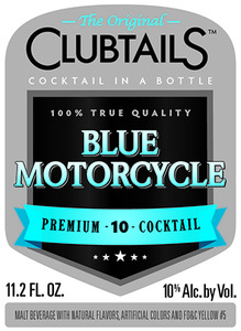 Clubtails Blue Motorcycle