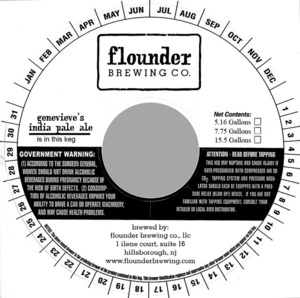 Flounder Brewing Co. Genevieve's IPA