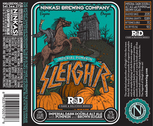 Ninkasi Brewing Company Imperial Pumpkin Sleigh'r