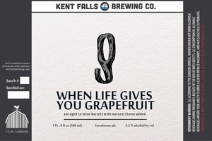 Kent Falls Brewing Company When Life Gives You Grapefruits