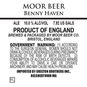 Moor Beer Benny Haven August 2015
