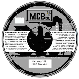 Mcbco Hardway IPA August 2015