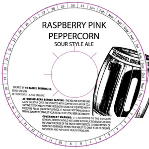 10 Barrel Brewing Co. Raspberry Pink Peppercorn August 2015