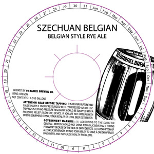 10 Barrel Brewing Co. Szechuan Belgian August 2015