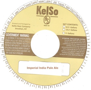 Kelso Beer Company Imperial India Pale Ale