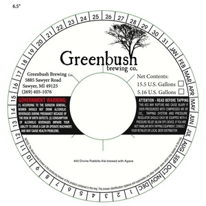 Greenbush Brewing Co. 400 Divine Rabbits