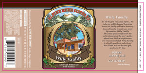 Alpine Beer Company Willy Vanilly August 2015