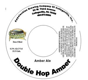 Appalachian Brewing Company Double Hop Amber August 2015