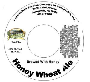 Appalachian Brewing Company Honey Wheat Ale August 2015