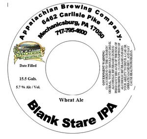 Appalachian Brewing Company Blank Stare IPA August 2015