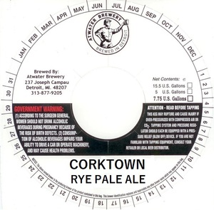 Atwater Brewery Corktown Rye Pa