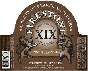 Firestone Walker Brewing Company Xix September 2015