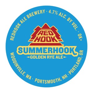 Redhook Ale Brewery Summerhook Golden Rye Ale