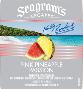 Seagram's Escapes Pink Pineapple Passion September 2015
