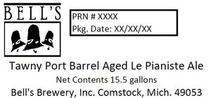 Bell's Tawny Port Barrel Aged Le Pianiste August 2015