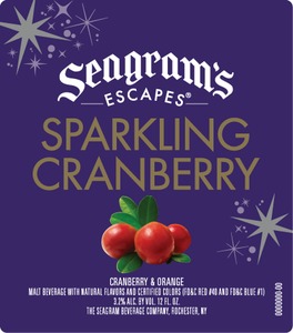 Seagram's Escapes Sparkling Cranberry