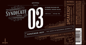 Syndicate 03 Vintage Ale August 2015