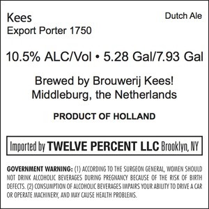Kees Export Porter 1750