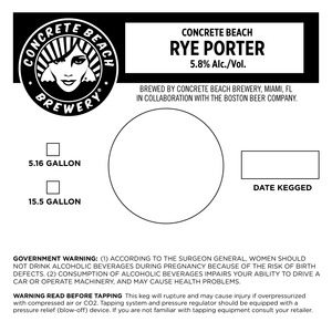 Concrete Beach Rye Porter