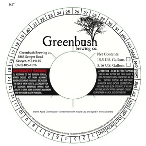 Greenbush Brewing Co. Barrel Aged Doomslayer
