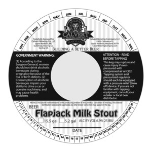 Calvert Brewing Company Flapjack Milk Stout September 2015