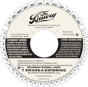 The Bruery Barrel-aged 7 Swans-a-swimming