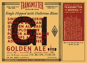 Transmitter Brewing G1 Single Hop Hb