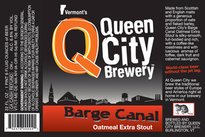 Queen City Barge Canal Extra Oatmeal Stout September 2015