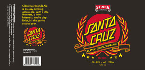 Strike Brewing Co. Classic Dot Blonde Ale September 2015