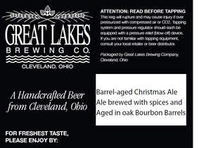 The Great Lakes Brewing Co. Barrel-aged Christmas Ale September 2015