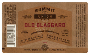Summit Brewing Company Old Blaggard September 2015