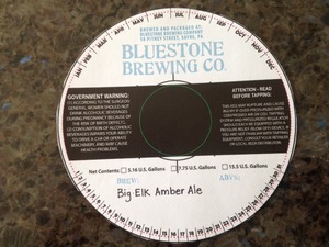 Big Elk Amber Ale September 2015