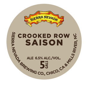 Sierra Nevada Crooked Row Saison September 2015