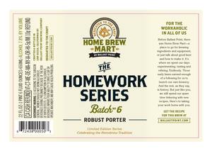 Home Brew Mart Homework Series Batch No. 6 September 2015