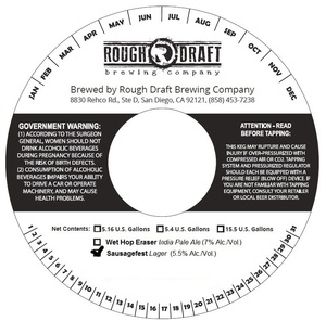 Rough Draft Brewing Company Sausagefest September 2015
