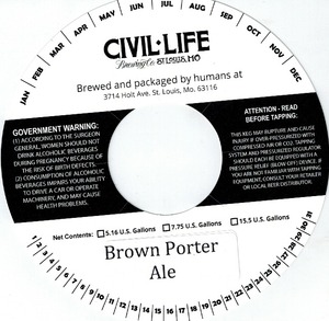 The Civil Life Brewing Co LLC September 2015