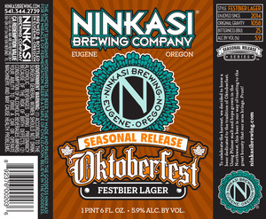 Ninkasi Brewing Company Oktoberfest