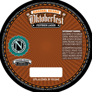 Ninkasi Brewing Company Oktoberfest