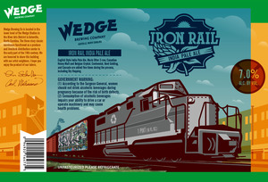 Wedge Brewing Company Iron Rail India Pale Ale