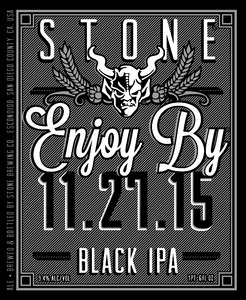 Stone Enjoy By IPA September 2015