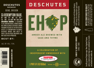 Deschutes Brewery Ehop September 2015