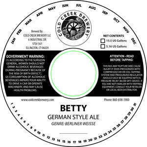 Cold Creek Brewery LLC Betty