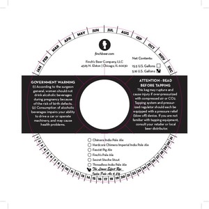 Finch's Beer Company, LLC The Limas Effect Rye India Pale Ale