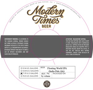 Floating World Ipa September 2015