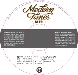 Floating World Ipa September 2015